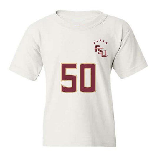 FSU - NCAA Women's Soccer : Omotara Junaid - Replica Shersey Youth T-Shirt-0