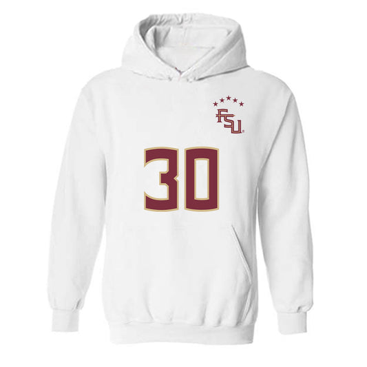 FSU - NCAA Women's Soccer : Mariangela Jimenez - Replica Shersey Hooded Sweatshirt-0