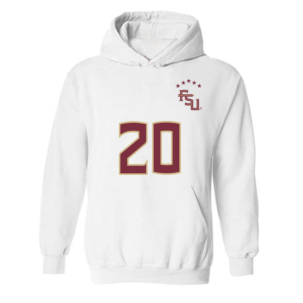 FSU - NCAA Women's Soccer : heather Gilchrist - Replica Shersey Hooded Sweatshirt-0