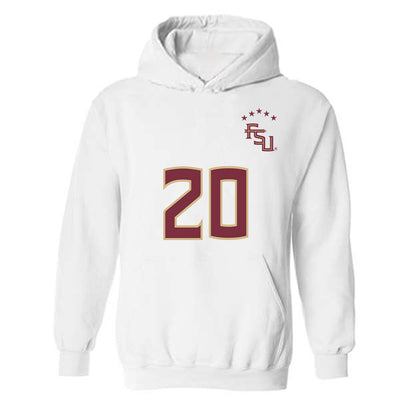 FSU - NCAA Women's Soccer : heather Gilchrist - Replica Shersey Hooded Sweatshirt-0