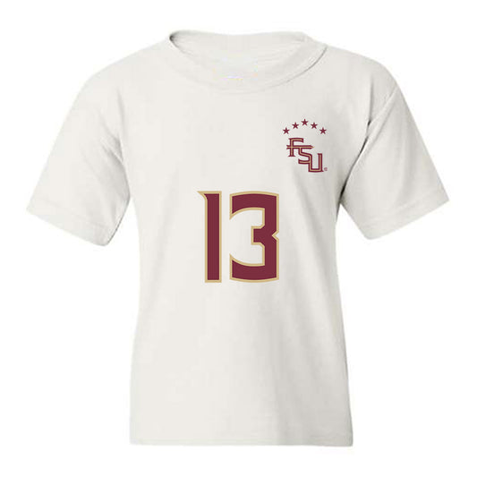 FSU - NCAA Women's Soccer : Mya Brandon - Replica Shersey Youth T-Shirt-0