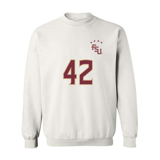 FSU - NCAA Women's Soccer : Wrianna Hudson - Replica Shersey Crewneck Sweatshirt