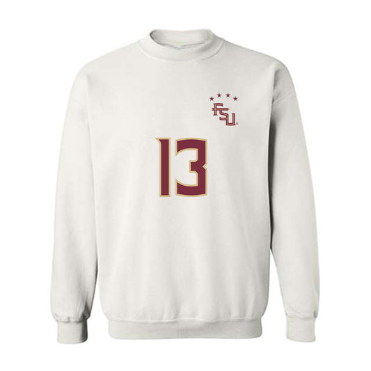 FSU - NCAA Women's Soccer : Mya Brandon - Replica Shersey Crewneck Sweatshirt-0