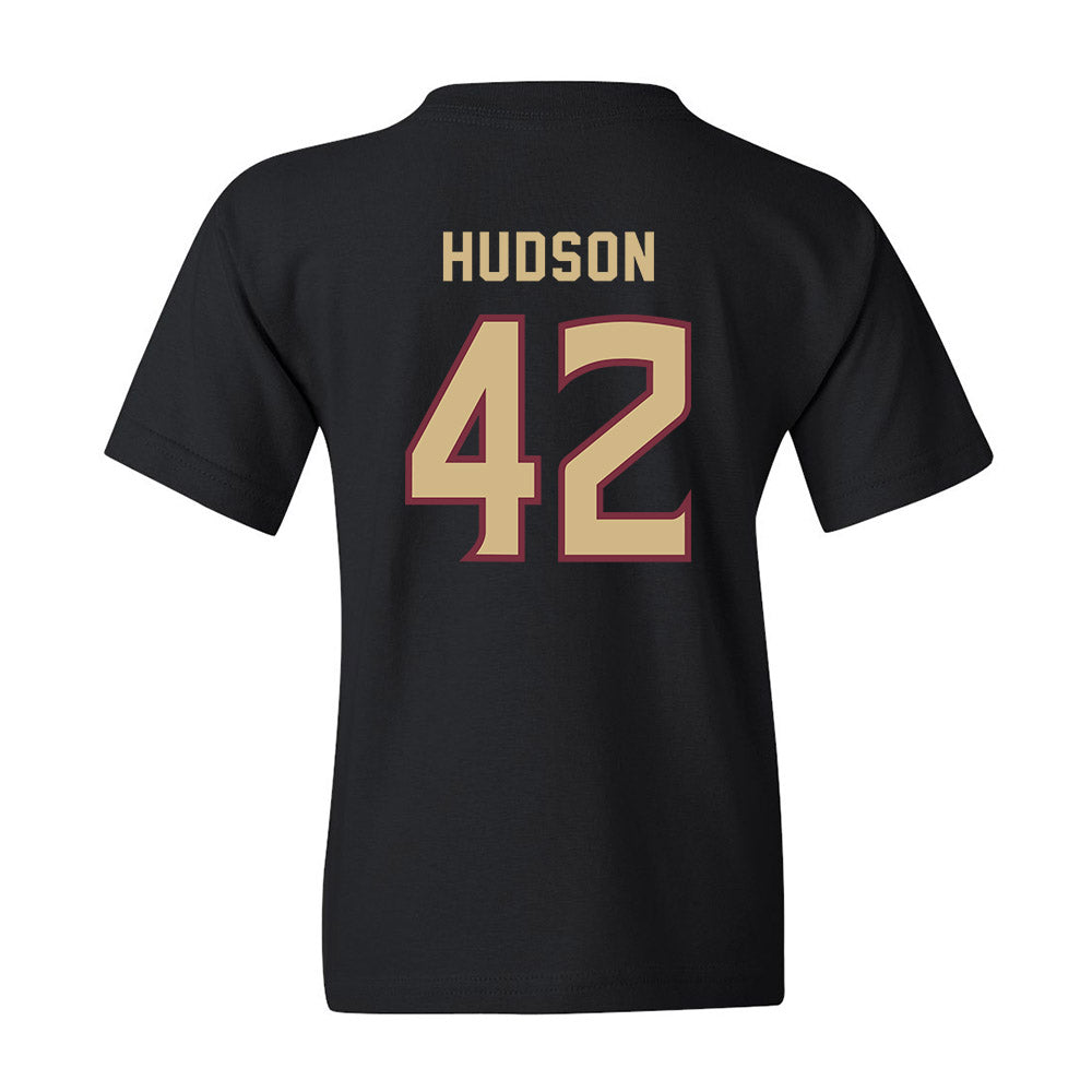 FSU - NCAA Women's Soccer : Wrianna Hudson - Black Replica Shersey Youth T-Shirt