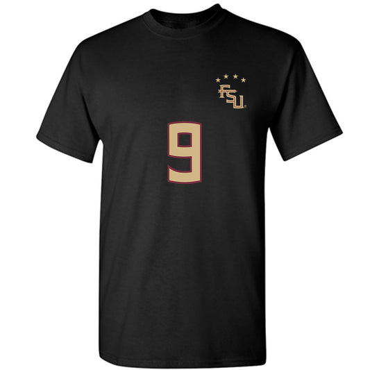 FSU - NCAA Women's Soccer : Taylor Suarez - Black Replica Shersey T-Shirt