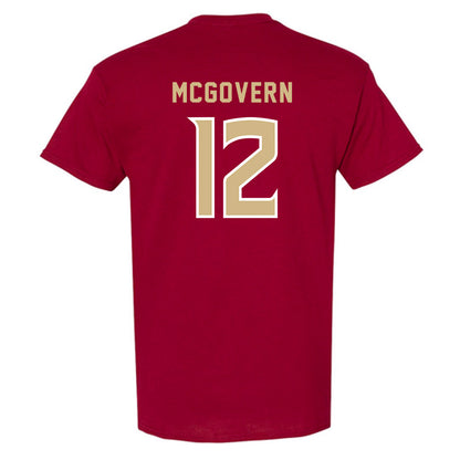 FSU - NCAA Women's Soccer : Peyton McGovern - Garnet Replica Shersey T-Shirt-1