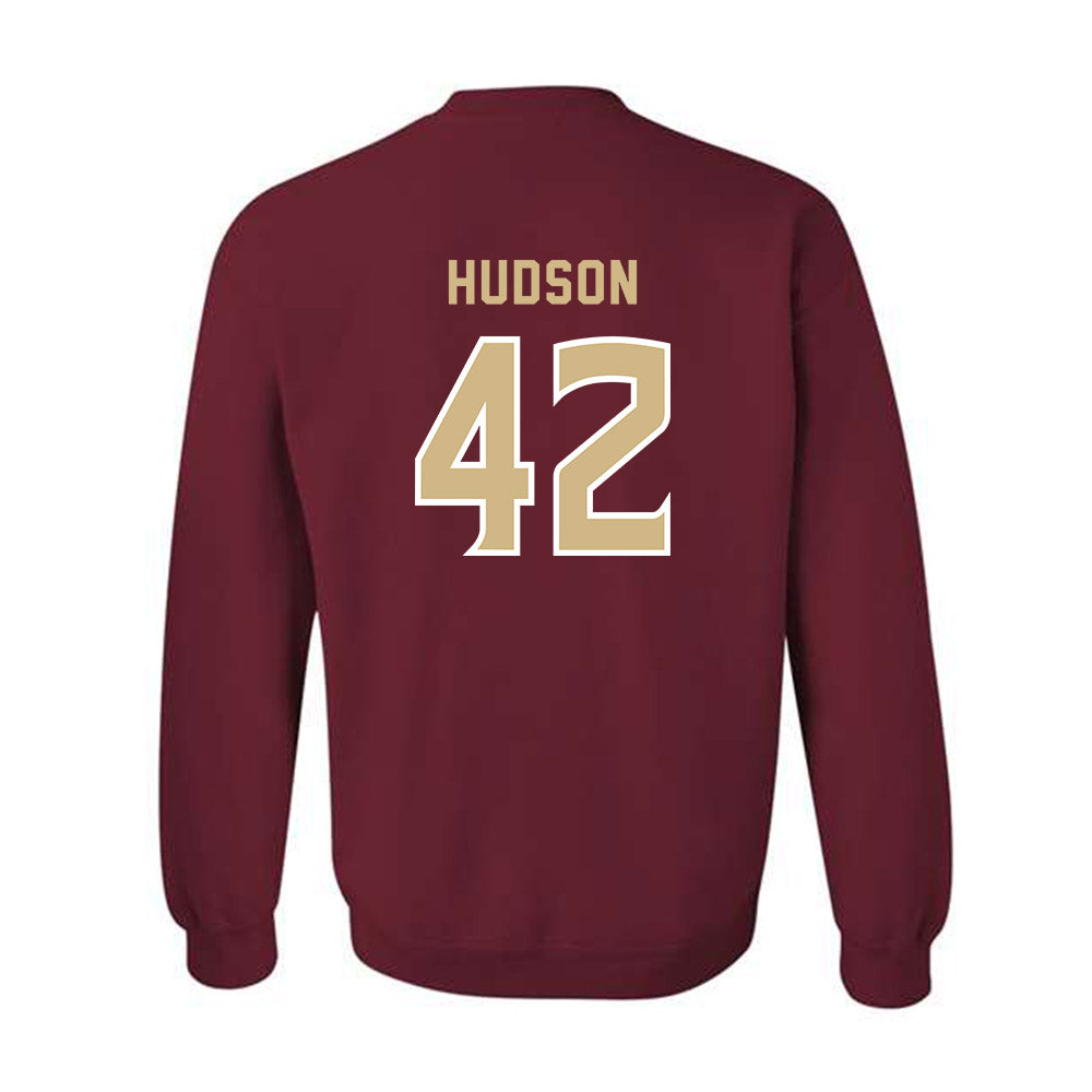 FSU - NCAA Women's Soccer : Wrianna Hudson - Garnet Replica Shersey Crewneck Sweatshirt