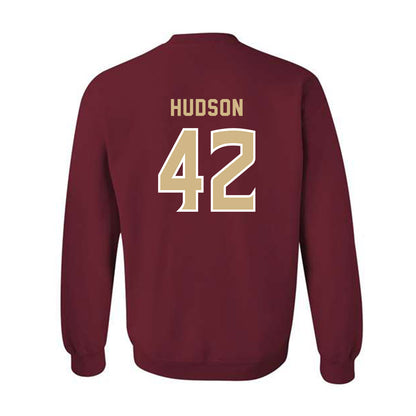FSU - NCAA Women's Soccer : Wrianna Hudson - Garnet Replica Shersey Crewneck Sweatshirt