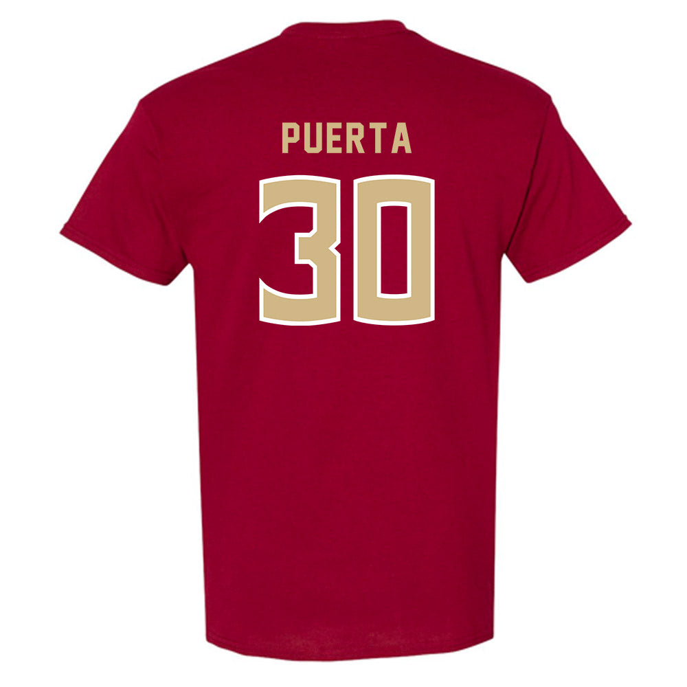 FSU - NCAA Women's Soccer : Ashlyn Puerta - Garnet Replica Shersey T-Shirt