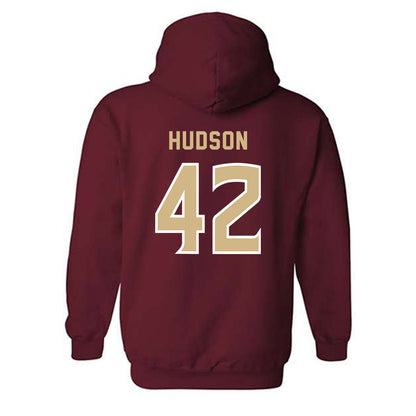 FSU - NCAA Women's Soccer : Wrianna Hudson - Garnet Replica Shersey Hooded Sweatshirt