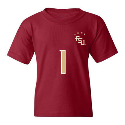 FSU - NCAA Women's Soccer : Adelyn Todd - Garnet Replica Shersey Youth T-Shirt