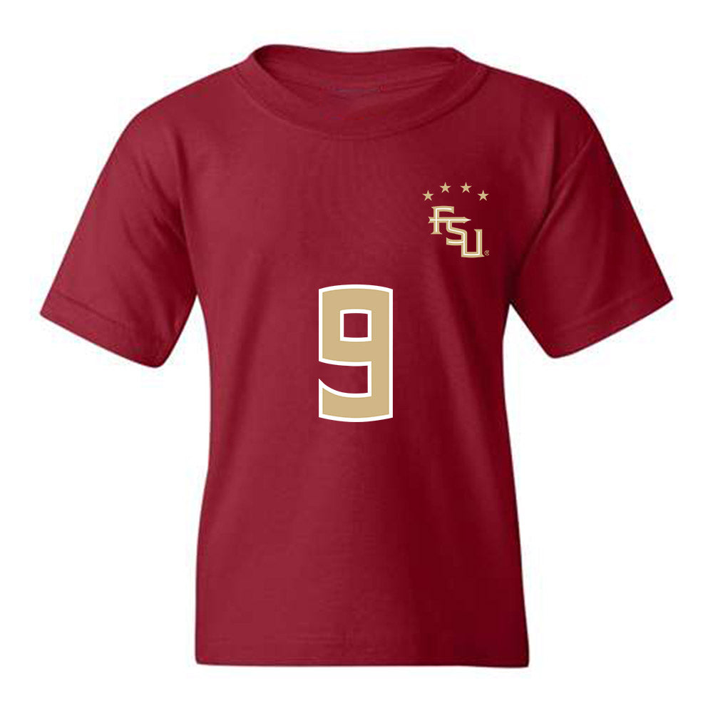 FSU - NCAA Women's Soccer : Taylor Suarez - Garnet Replica Shersey Youth T-Shirt