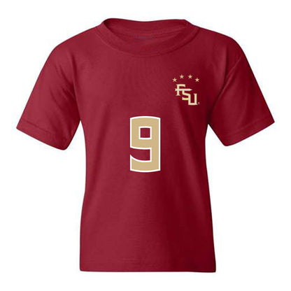 FSU - NCAA Women's Soccer : Taylor Suarez - Garnet Replica Shersey Youth T-Shirt