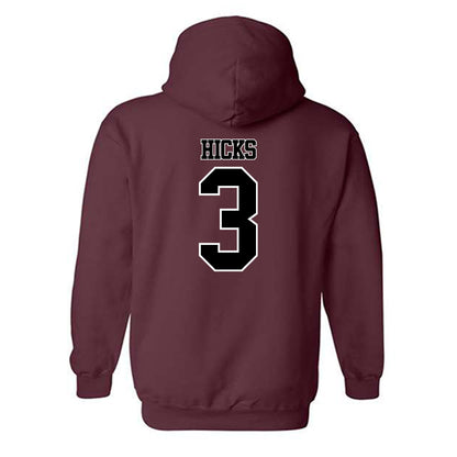 Montana - NCAA Men's Basketball : Brooklyn Hicks - Classic Shersey Hooded Sweatshirt-1