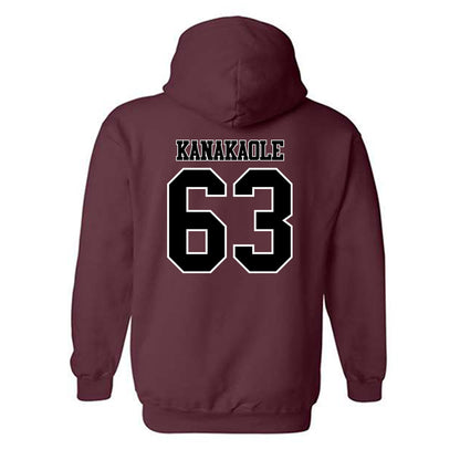 Montana - NCAA Football : Kaikoa Kanakaole - Classic Shersey Hooded Sweatshirt-1