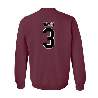 Montana - NCAA Football : brooks davis - Classic Shersey Crewneck Sweatshirt-1