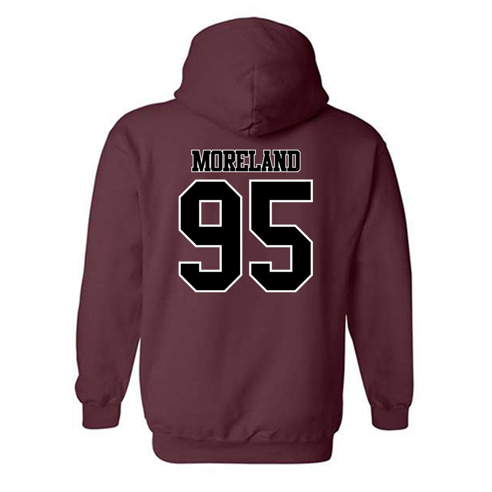 Montana - NCAA Football : Derek Moreland - Classic Shersey Hooded Sweatshirt-1