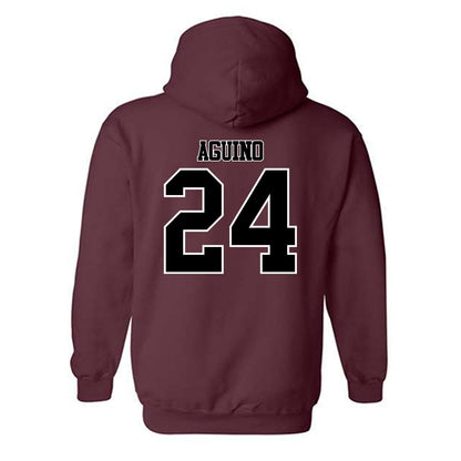 Montana - NCAA Men's Basketball : Kenyon Aguino - Classic Shersey Hooded Sweatshirt-1