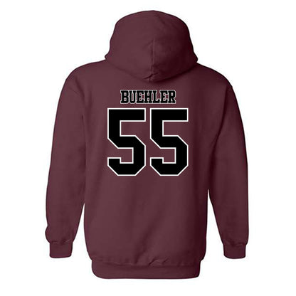 Montana - NCAA Football : Austin Buehler - Classic Shersey Hooded Sweatshirt-1