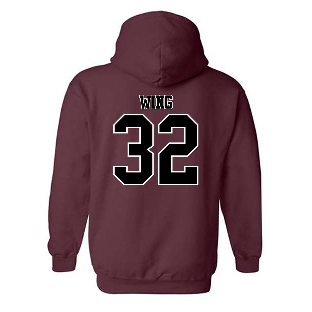 Montana - NCAA Football : Peyton Wing - Classic Shersey Hooded Sweatshirt-1