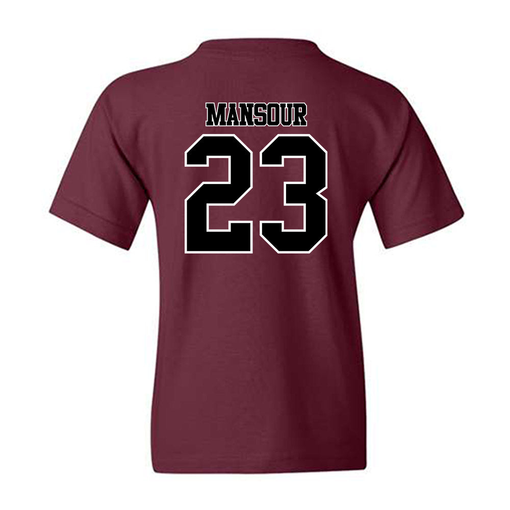 Montana - NCAA Football : rashid Mansour - Classic Shersey Youth T-Shirt-1