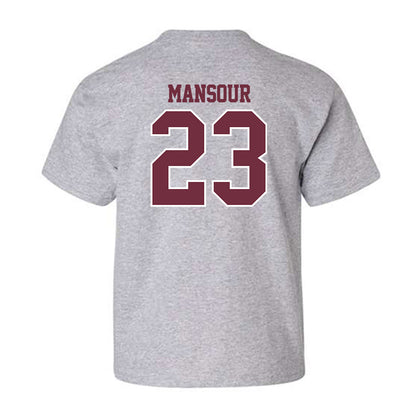 Montana - NCAA Football : rashid Mansour - Classic Shersey Youth T-Shirt-1