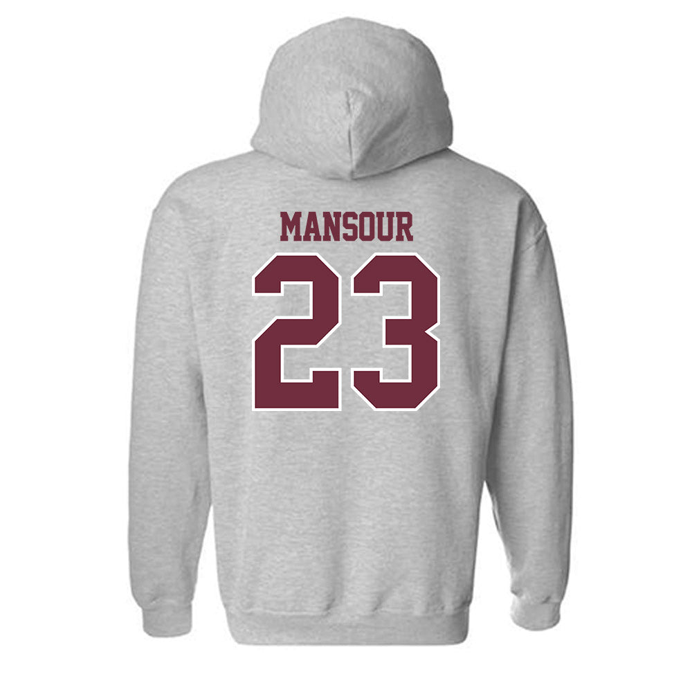 Montana - NCAA Football : rashid Mansour - Classic Shersey Hooded Sweatshirt-1