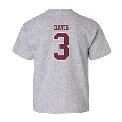 Montana - NCAA Football : brooks davis - Classic Shersey Youth T-Shirt-1