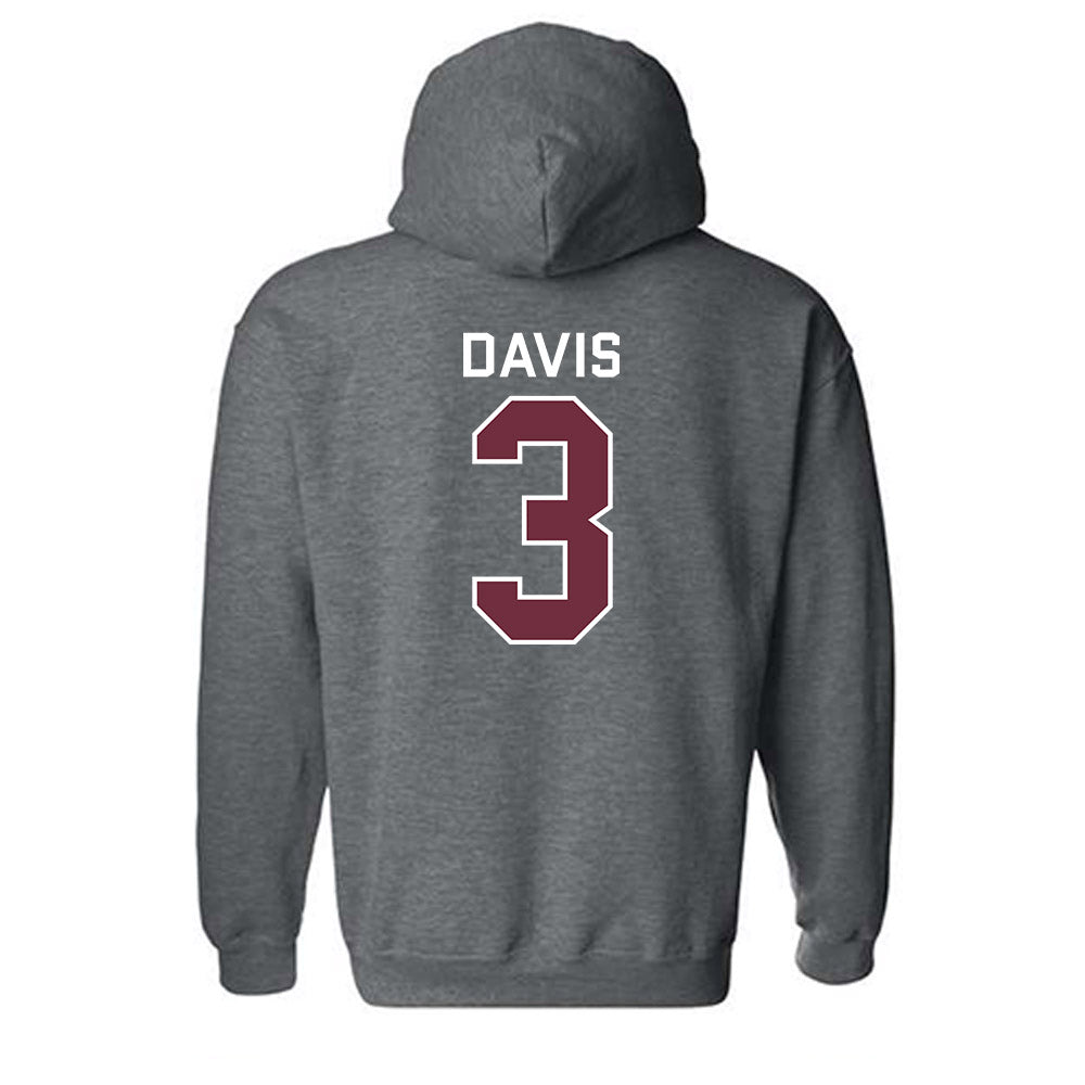 Montana - NCAA Football : brooks davis - Classic Shersey Hooded Sweatshirt-1