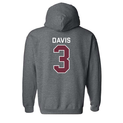 Montana - NCAA Football : brooks davis - Classic Shersey Hooded Sweatshirt-1