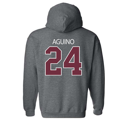 Montana - NCAA Men's Basketball : Kenyon Aguino - Classic Shersey Hooded Sweatshirt-1