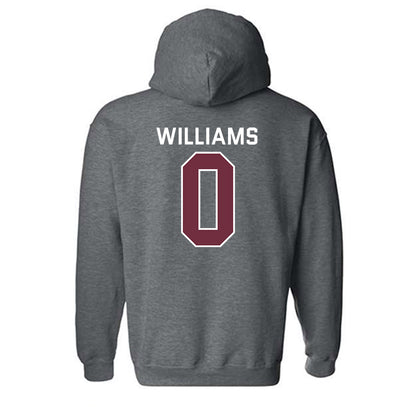 Montana - NCAA Men's Basketball : Money Williams - Classic Shersey Hooded Sweatshirt-1