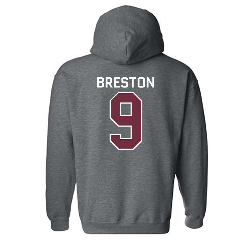 Montana - NCAA Football : Justus Breston - Classic Shersey Hooded Sweatshirt-1