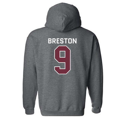Montana - NCAA Football : Justus Breston - Classic Shersey Hooded Sweatshirt-1