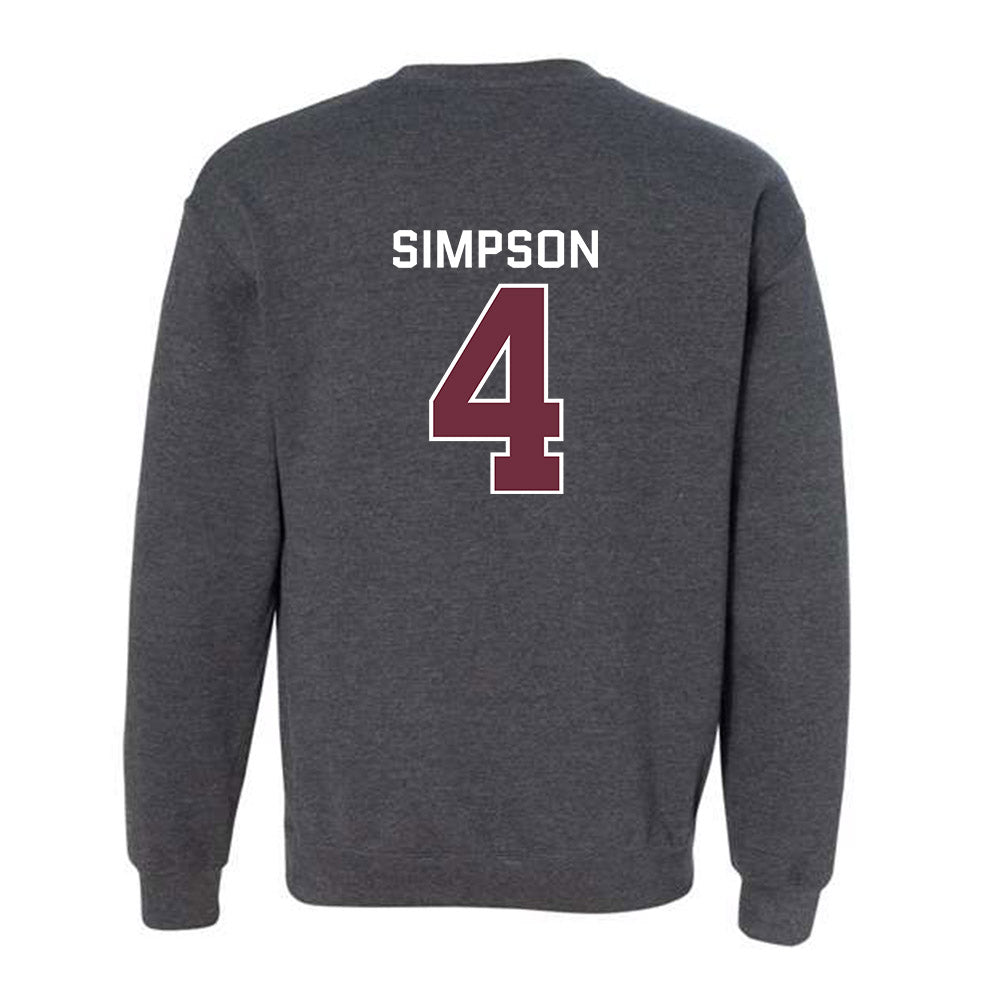 Montana - NCAA Football : Ryan Simpson - Classic Shersey Crewneck Sweatshirt