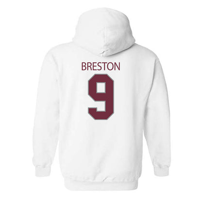 Montana - NCAA Football : Justus Breston - Classic Shersey Hooded Sweatshirt-1