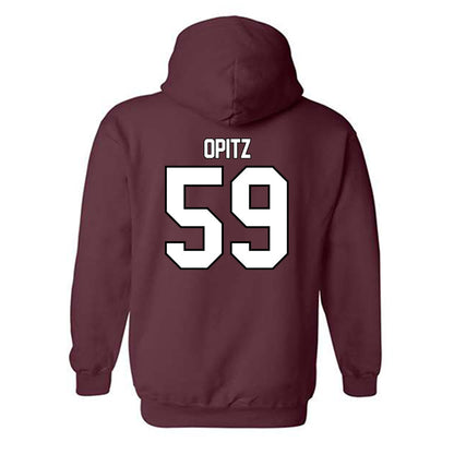 Montana - NCAA Football : Hayden Opitz - Classic Shersey Hooded Sweatshirt-1