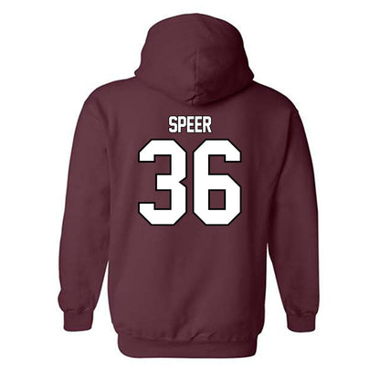 Montana - NCAA Football : Garrett Speer - Classic Shersey Hooded Sweatshirt-1