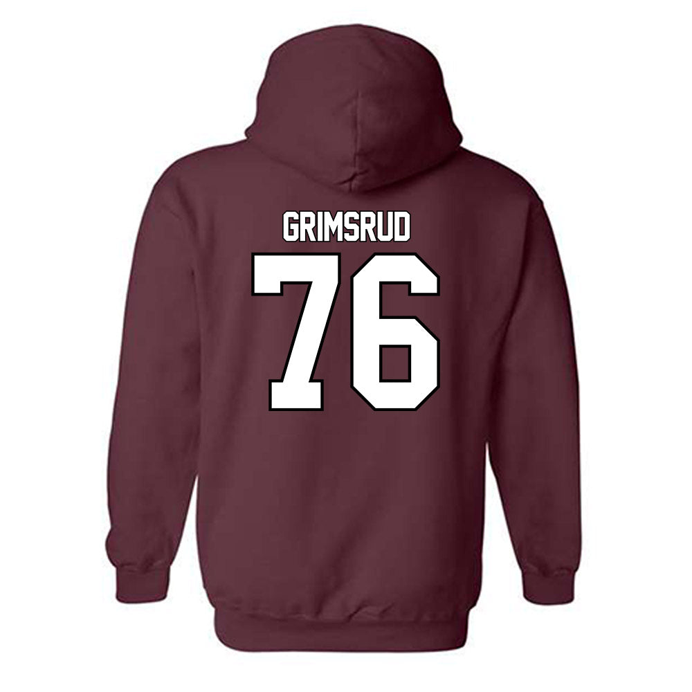 Montana - NCAA Football : Journey Grimsrud - Classic Shersey Hooded Sweatshirt