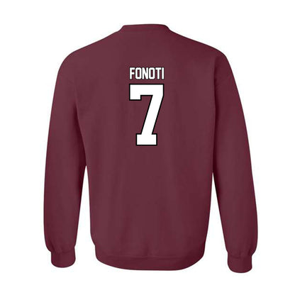 Montana - NCAA Football : Va'aimalae Fonoti - Classic Shersey Crewneck Sweatshirt