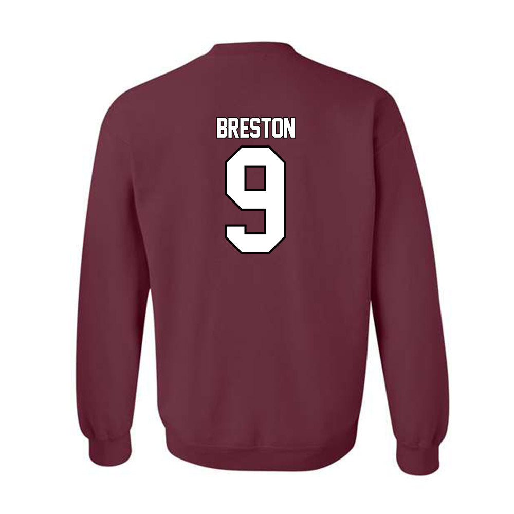 Montana - NCAA Football : Justus Breston - Classic Shersey Crewneck Sweatshirt-1