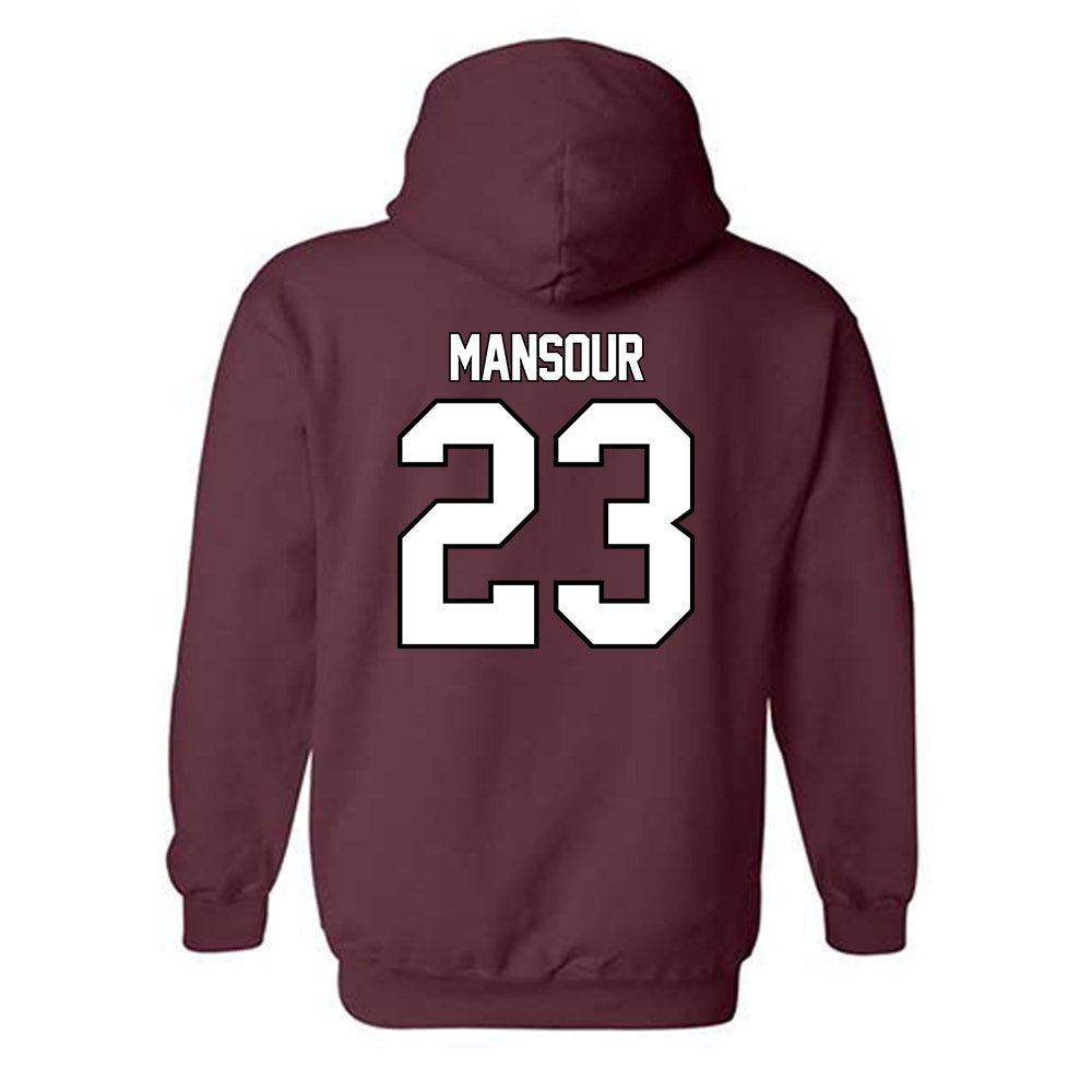 Montana - NCAA Football : rashid Mansour - Classic Shersey Hooded Sweatshirt-1