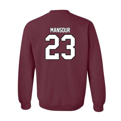 Montana - NCAA Football : rashid Mansour - Classic Shersey Crewneck Sweatshirt-1