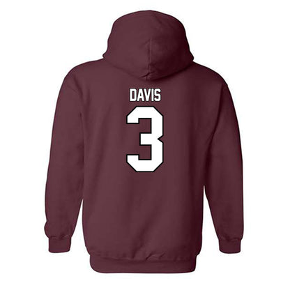 Montana - NCAA Football : brooks davis - Classic Shersey Hooded Sweatshirt-1