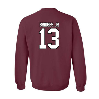 Montana - NCAA Football : Lekeldrick Bridges Jr - Classic Shersey Crewneck Sweatshirt-1