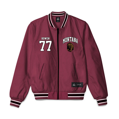 Montana - NCAA Football : Carter Bowen - Bomber Jacket-0