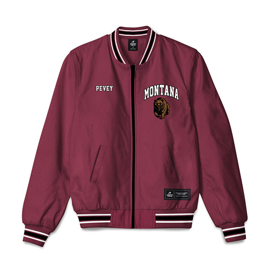 Montana - NCAA Women's Track & Field : Jaidyn Pevey - Bomber Jacket-0