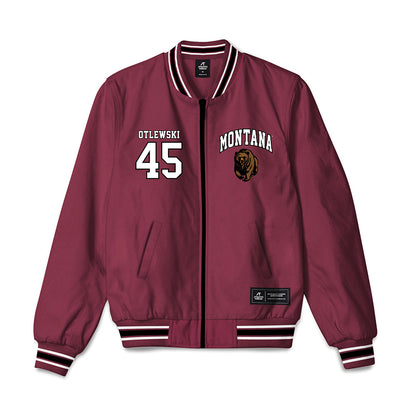 Montana - NCAA Football : Caleb Otlewski - Bomber Jacket