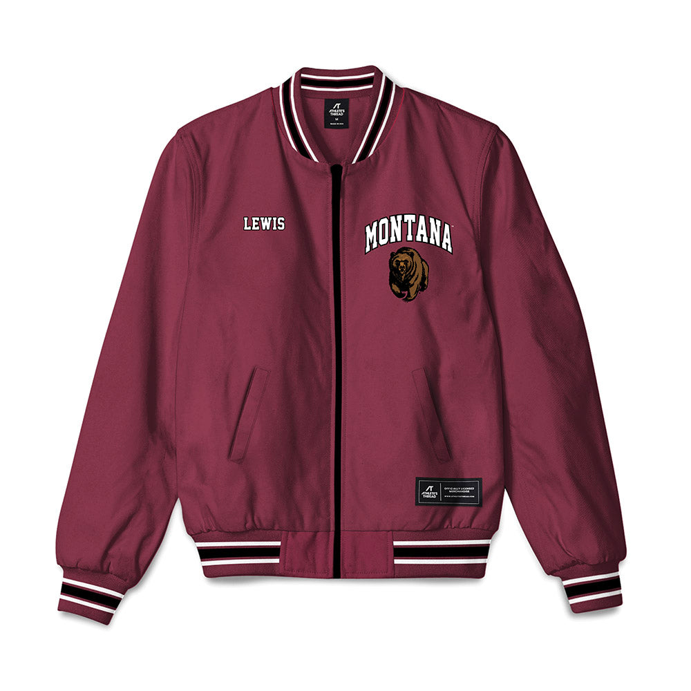 Montana - NCAA Women's Golf : Katie Lewis - Bomber Jacket-0