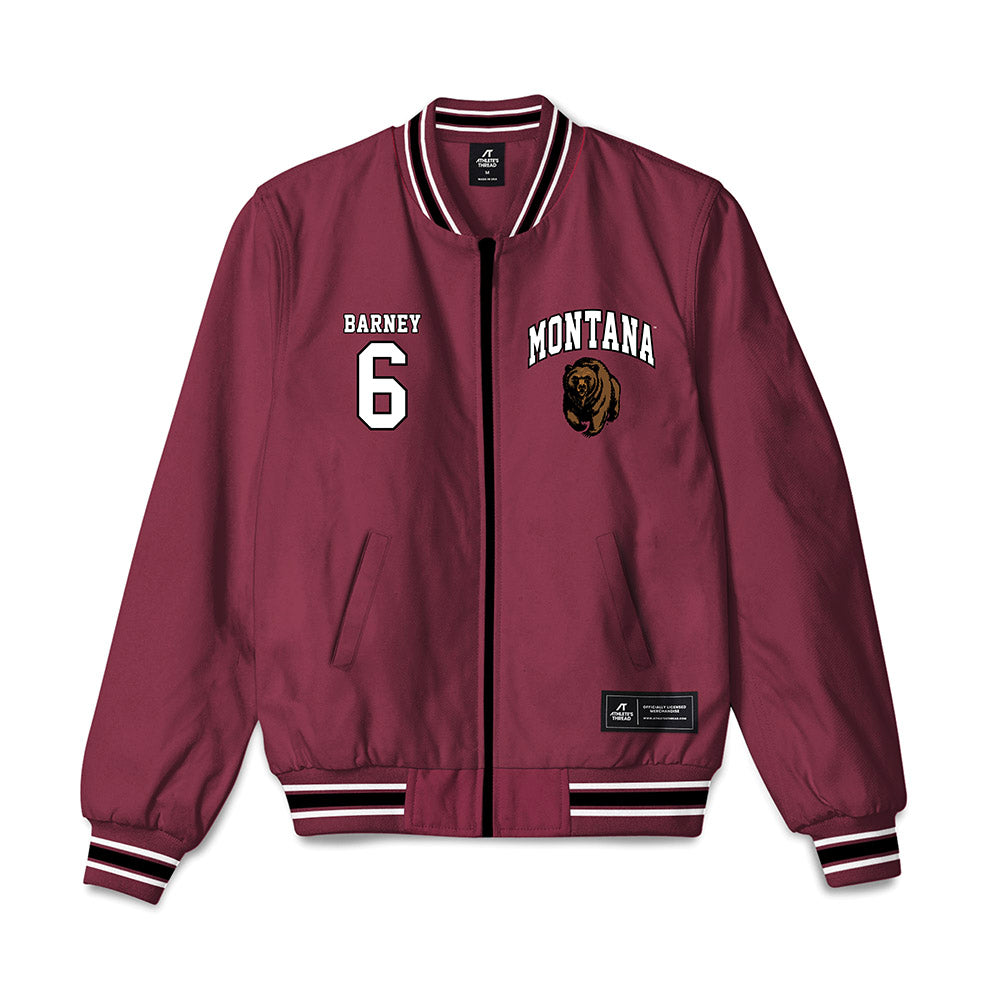 Montana - NCAA Softball : Jenna Barney - Bomber Jacket-0